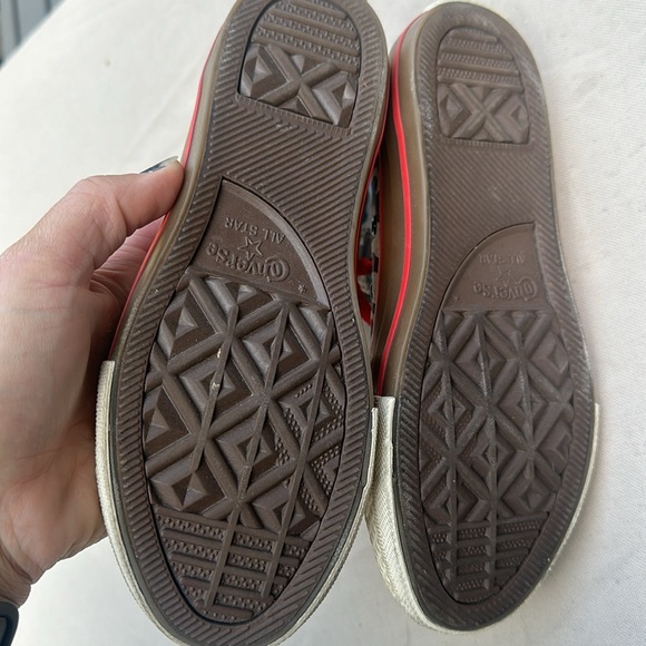 Converse boys Size 1, custom ID sneakers one of a kind sneaker. - Picture 3 of 5